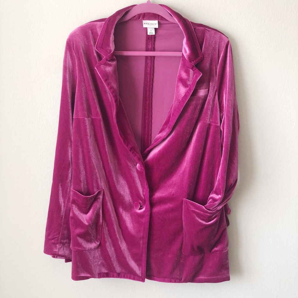 AVA & VIV > velvet blazer